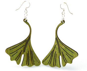 Ginkgo Leaf Earrings # 1100