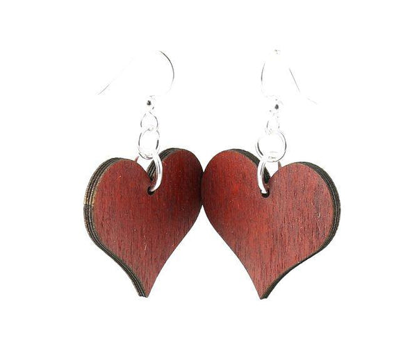 Small Solid Heart Earrings # 1338