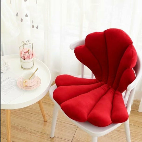 Velvet Shell Chair Cushion- 9 Colors