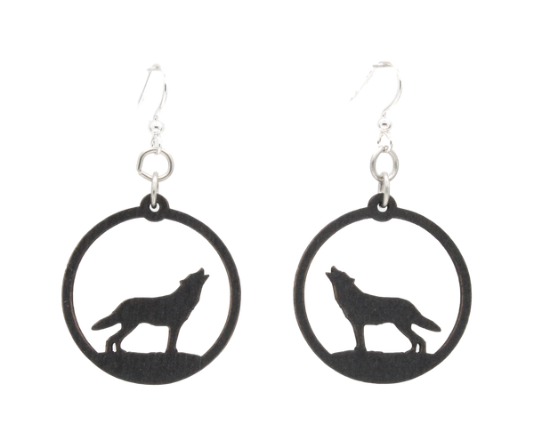 Howling Wolf Earrings #1623