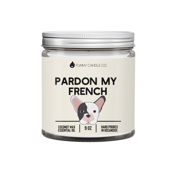 Pardon My French Candle