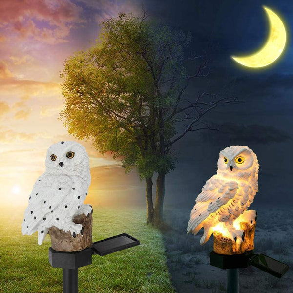 Owl Solar Stake Lights- 2 Colors & 3 Options