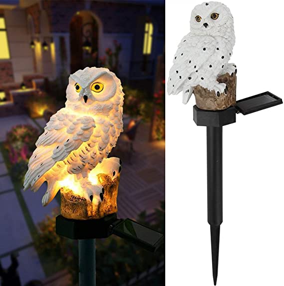 Owl Solar Stake Lights- 2 Colors & 3 Options