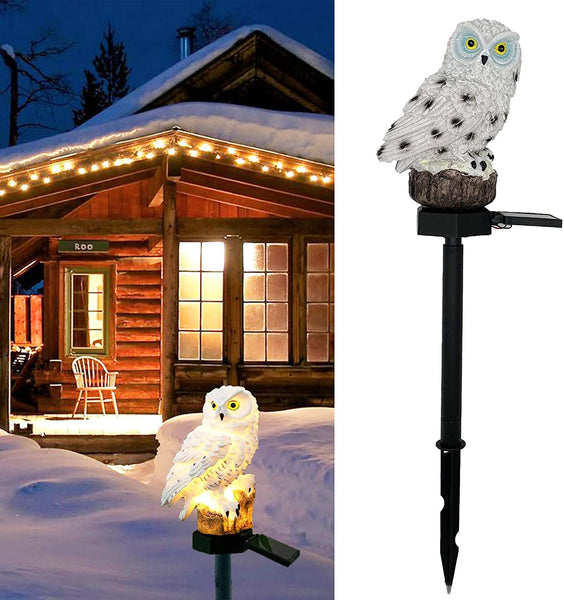 Owl Solar Stake Lights- 2 Colors & 3 Options