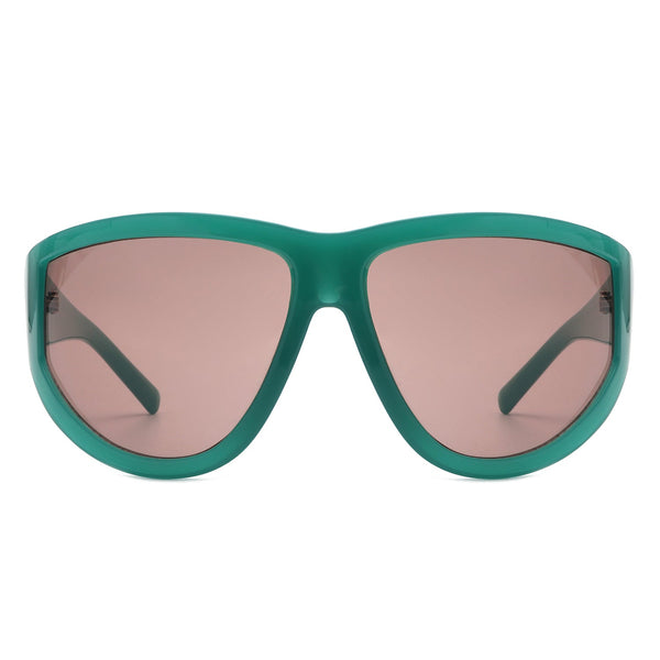 Xara - Oversized Chunky High Fashion Women Sunglasses
