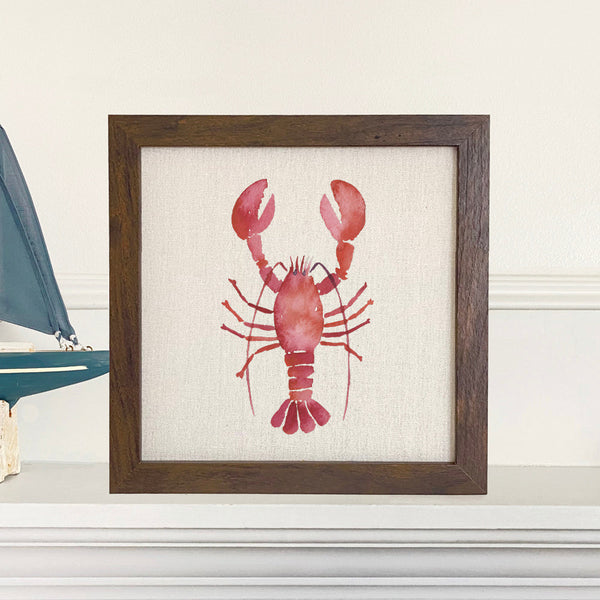 Lobster - Framed Sign