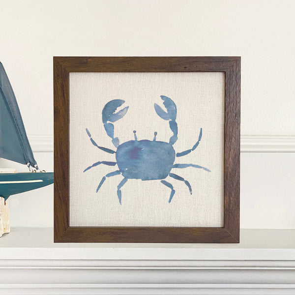 Blue Crab - Framed Sign