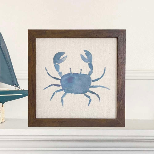 Blue Crab - Framed Sign