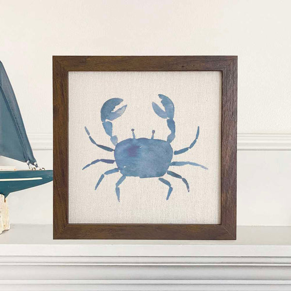 Blue Crab - Framed Sign