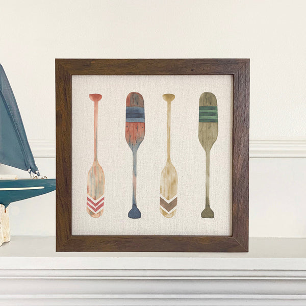 Paddles - Framed Sign