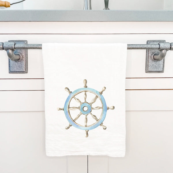 Ship Wheel - Cotton Tea Towel