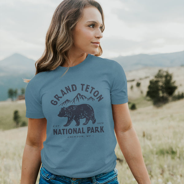 Grand Teton National Park - Short Sleeve T-Shirt