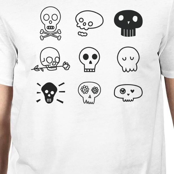 Skulls T-Shirt- White