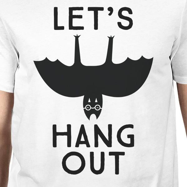 Let's Hang Out Bat T-Shirt- White