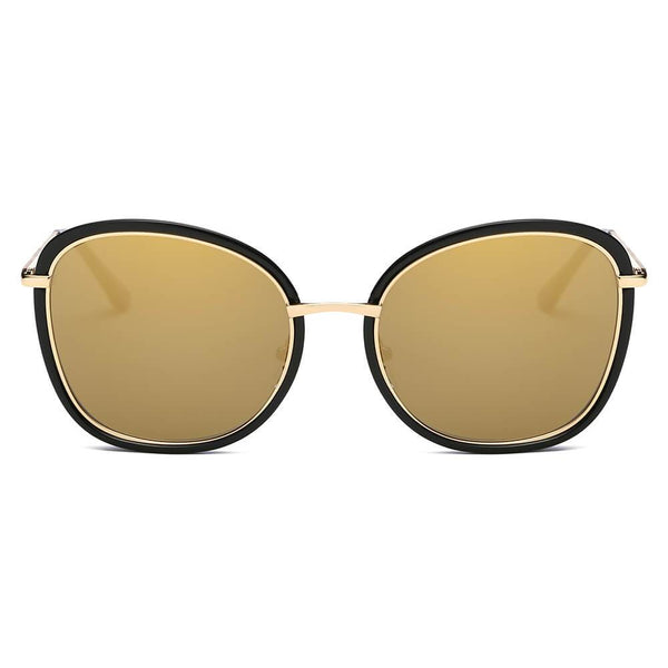 BROOKVILLE | S2003 - Women Round Cat Eye Oversize Sunglasses