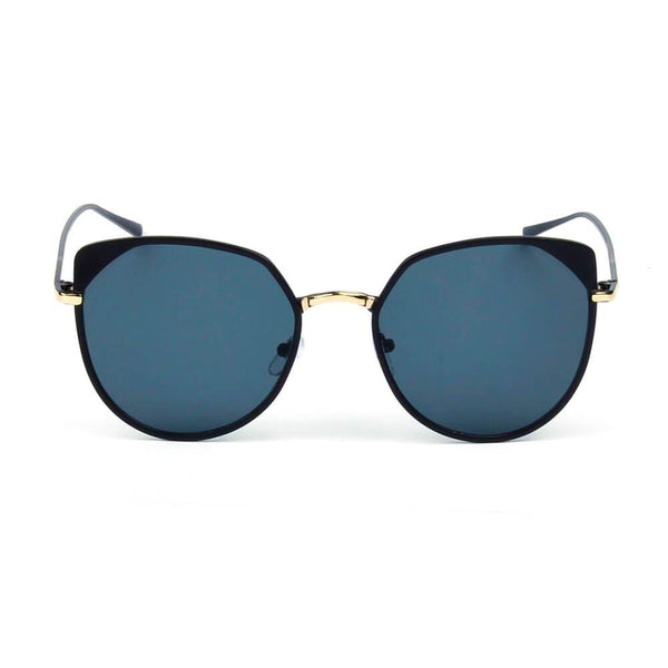 HERSHEY | A17 - Women's Flat Lens Metal Frame Cat Eye Sunglasses