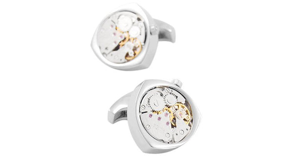 Watch Gears Cuff Links- 3 Colors