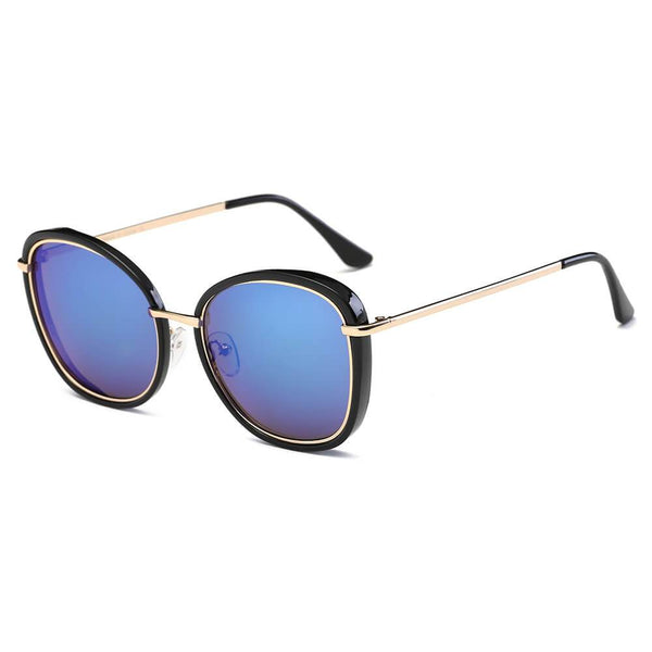 BROOKVILLE | S2003 - Women Round Cat Eye Oversize Sunglasses