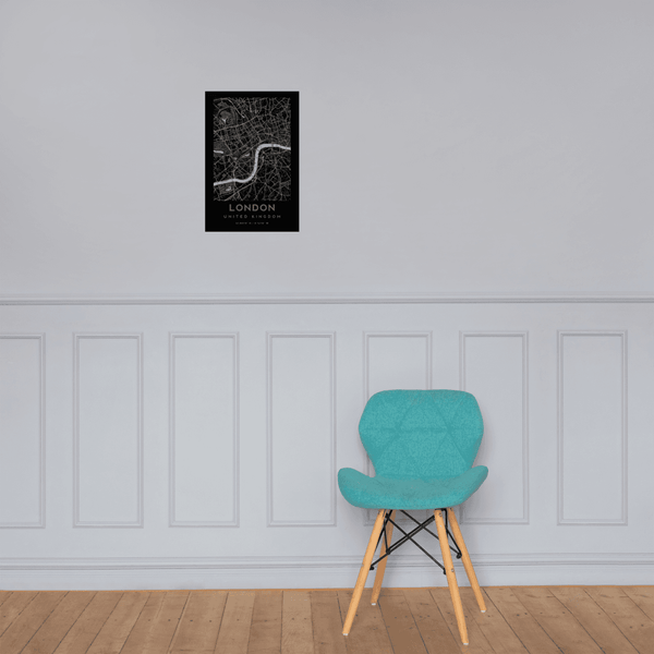 London City Map - United Kingdom Poster