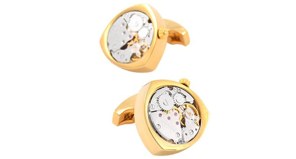 Watch Gears Cuff Links- 3 Colors