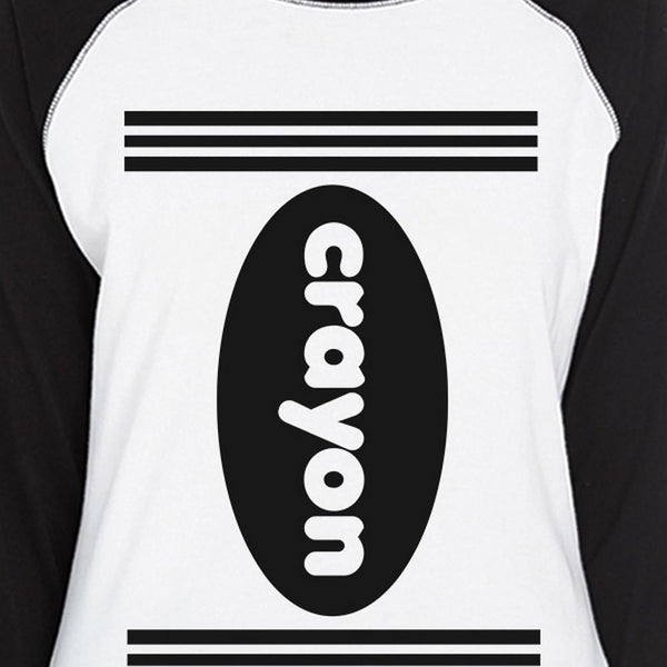 Crayon Women's Baseball Tee