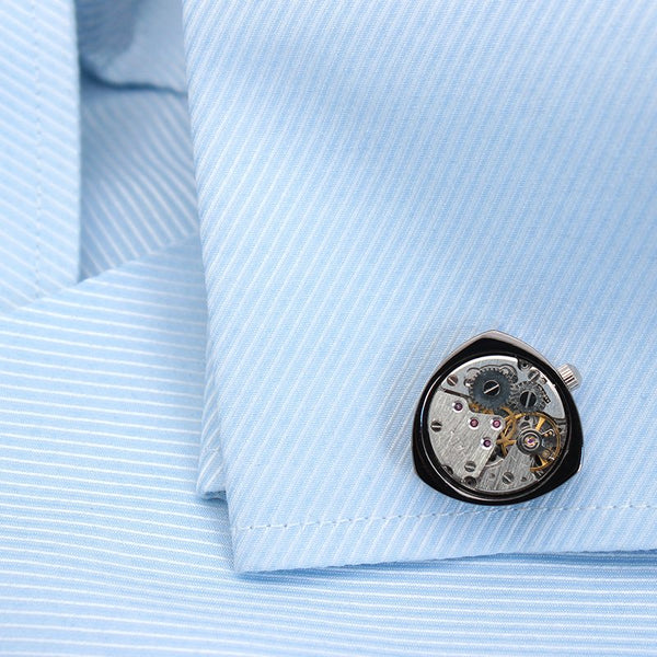 Watch Gears Cuff Links- 3 Colors