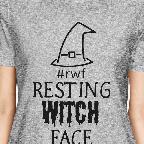 Resting Witch Face Women's T-Shirt- Heather Grey