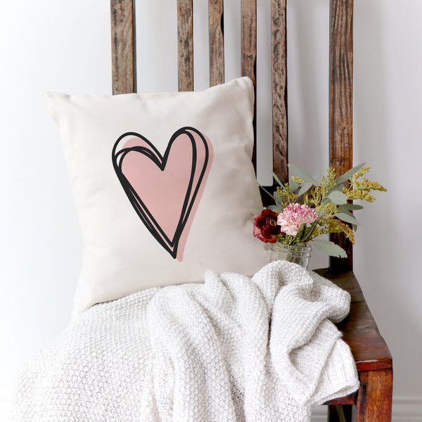 Heart Pillow Case