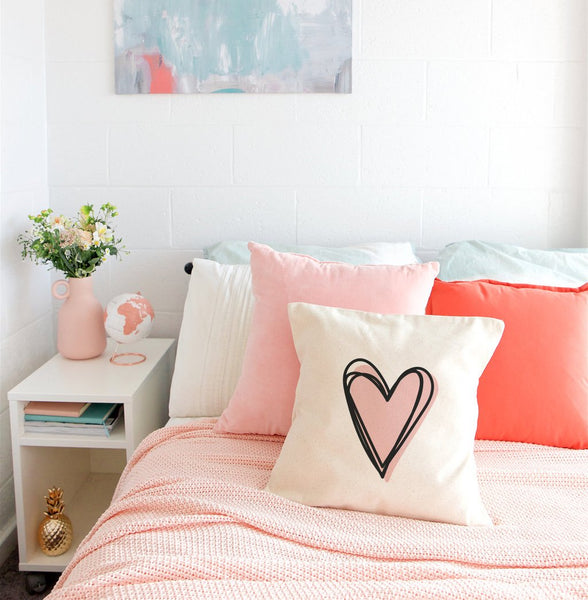 Heart Pillow Case