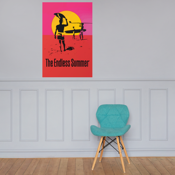 Endless Summer 1966 Surf Documentary Artwork Poster