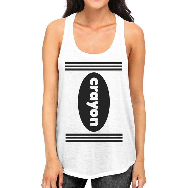 Crayon Women's Tank Top- White