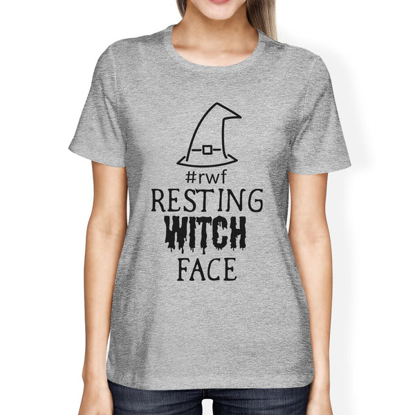 Resting Witch Face Women's T-Shirt- Heather Grey