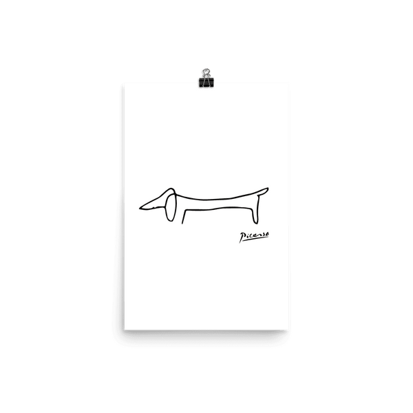 Pablo Picasso Dachshund Dog (Lump) Artwork Poster