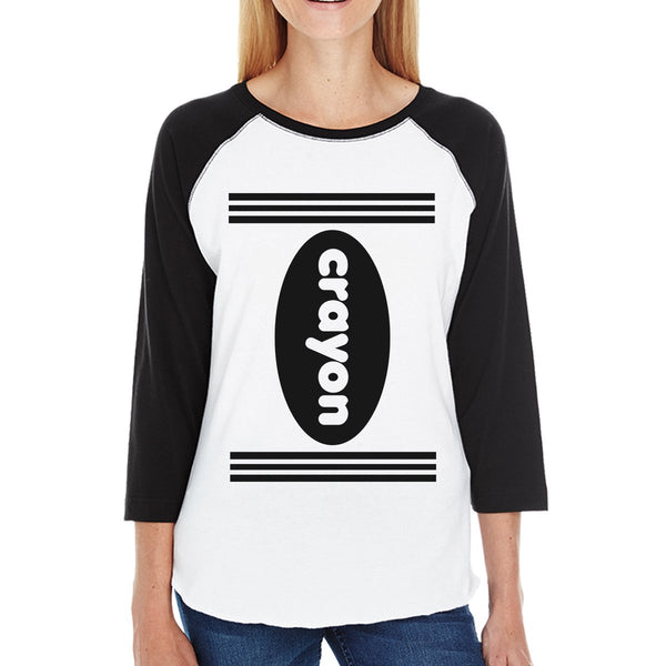 Crayon Women's Baseball Tee