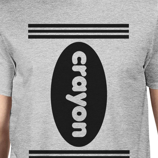 Crayon T-Shirt- Heather Grey