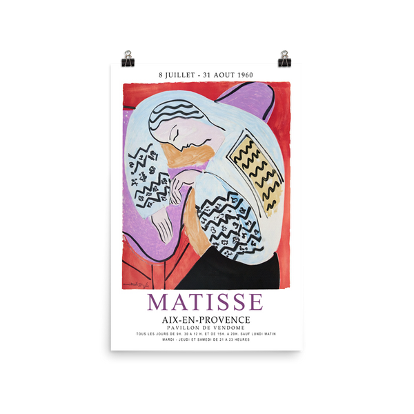 Henri Matisse the Dream - Aix-En-Provence Exhibition Poster