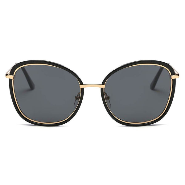 BROOKVILLE | S2003 - Women Round Cat Eye Oversize Sunglasses