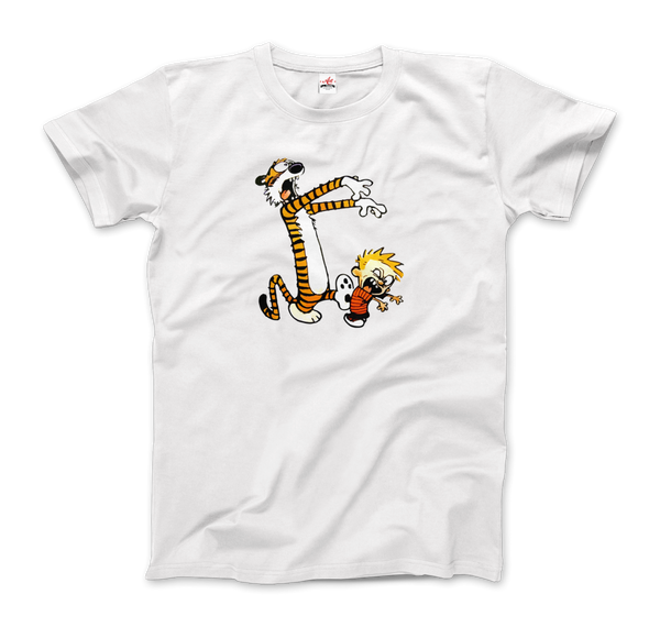 Men's & Women's Calvin and Hobbes Playing Zombies T-Shirt- 2 Colors