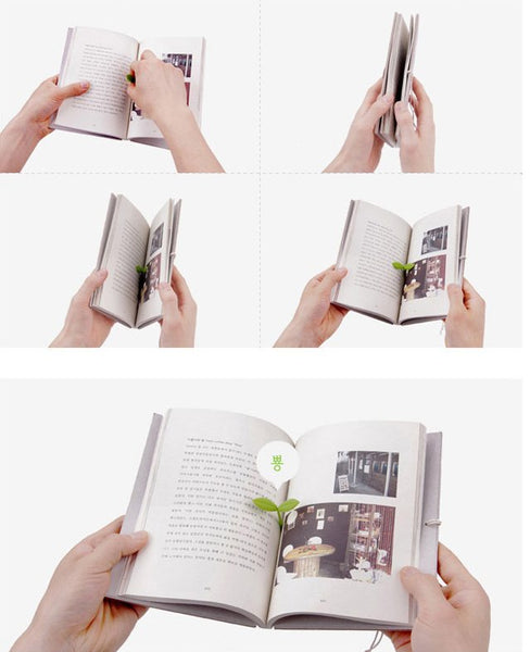 Set of 4 Green Sprout Book Marks