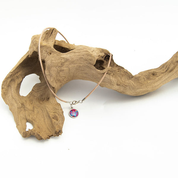 Ocosingo Floral Heart Embroidered Necklace- 2 Styles