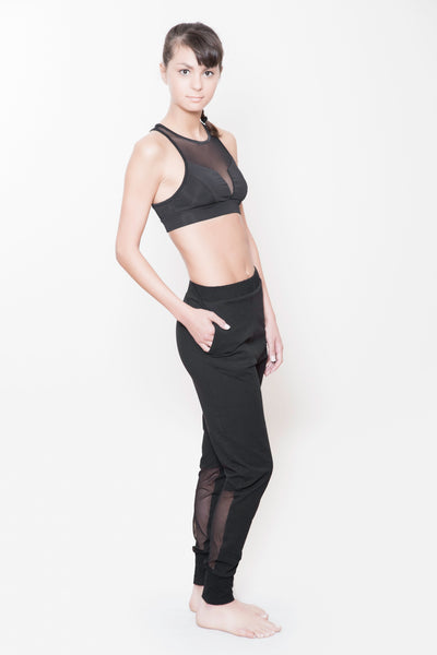 V-Cut Mesh Sports Bra- 3 Colors