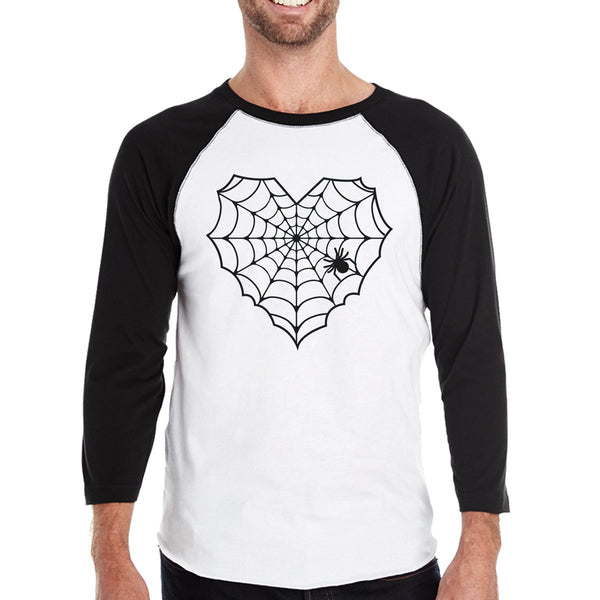 Heart Spider Web Baseball Tee