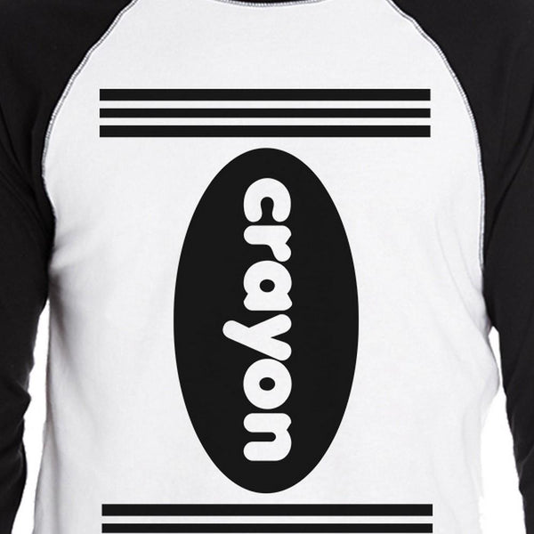 Crayon Baseball Tee