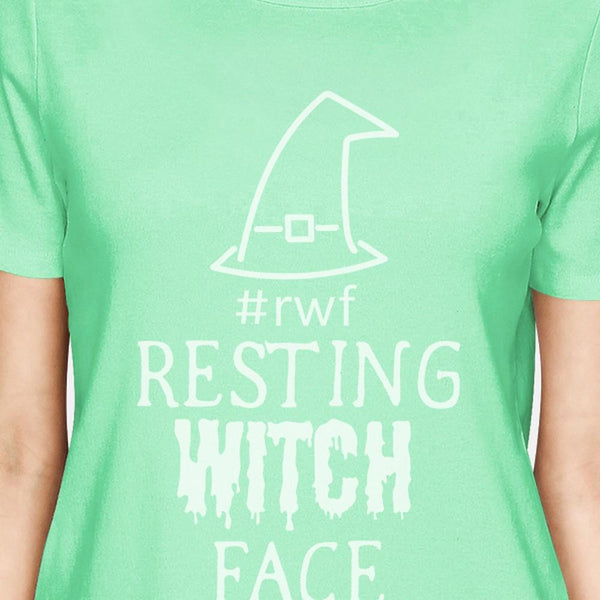 Resting Witch Face Women's T-Shirt- Mint