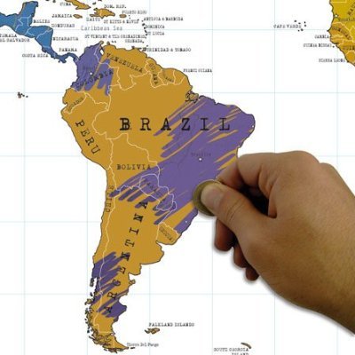 Scratch-Off Map Travel Edition