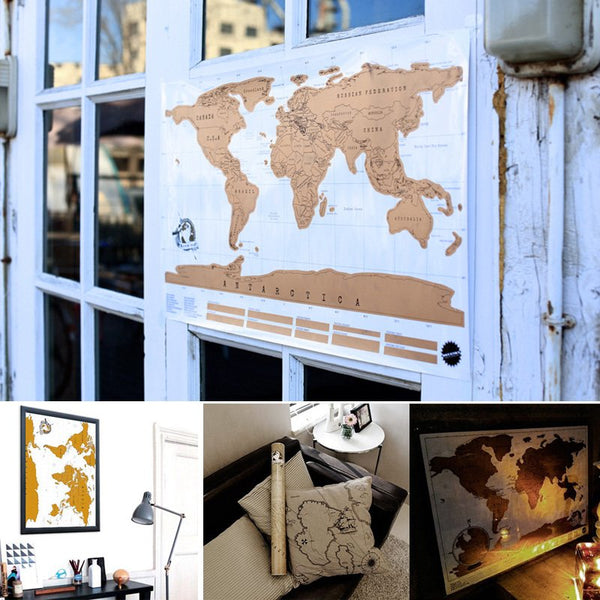 Scratch-Off Map Travel Edition