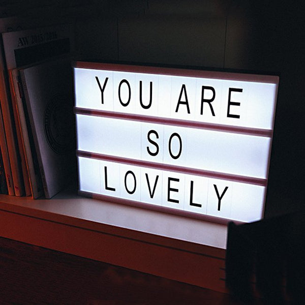 Large Message Light Box