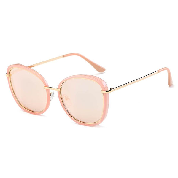 BROOKVILLE | S2003 - Women Round Cat Eye Oversize Sunglasses