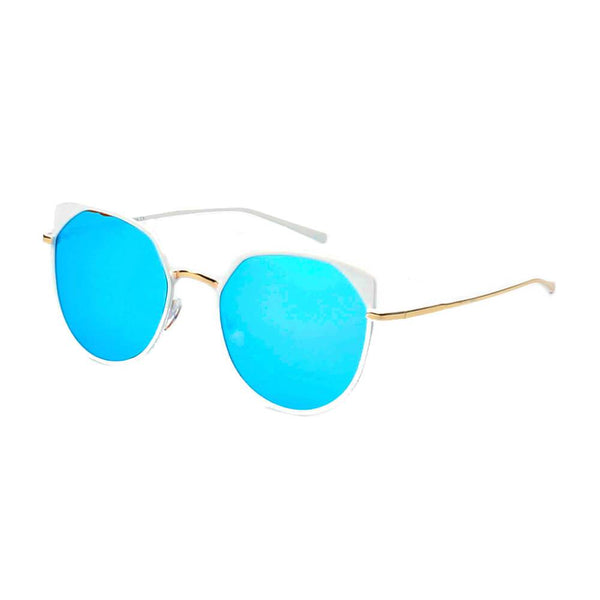 HERSHEY | A17 - Women's Flat Lens Metal Frame Cat Eye Sunglasses