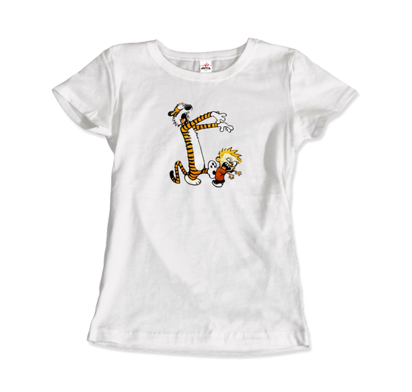 Men's & Women's Calvin and Hobbes Playing Zombies T-Shirt- 2 Colors